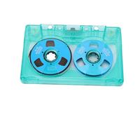 Ruban de cassette double face en métal pour enregistrement audio avec boîte de rangement, idéal pour les amateurs de musique et les collectionneurs