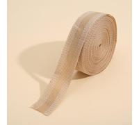 Ruban de changement de longueur latérale pour pantalon, conçu avec un coffre-fort pour un port confortable et un nettoyage facile sans marques de colle sur les tissus (beige)