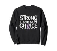 Ruban de chimiothérapie testiculaire pour Lutter Contre Le Cancer Violet Sweatshirt