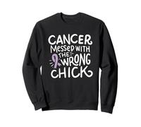 Ruban de chimiothérapie testiculaire pour Lutter Contre Le Cancer Violet Sweatshirt