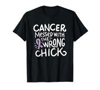 Ruban de chimiothérapie testiculaire pour Lutter Contre Le Cancer Violet T-Shirt