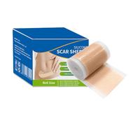 Ruban de cicatrice de silicone - ruban de beauté auto-adhésif, doux et réutilisable pour la césarienne, la des chéloïdes, les brûlures et la chirurgie abdominale, 4 cm x 0,5 m