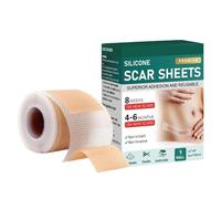 Ruban de cicatrice - Rouleau de cicatrice en silicone imperméable | Feuilles d'écran de ruban Scaar professionnel respirante | SILICONE SCAAR STRIP pour une efficace, un rajeunissement et une