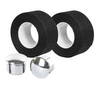 Ruban de cintre coton avec embout guidon Velox Tressorex 85 Noir
