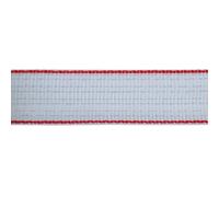 AKO Fencing Ruban Topline Plus TriCOND - 200 m - 40 mm - Blanc/Rouge - 10 x 0,3 mm