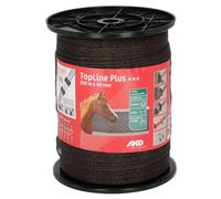 Ruban de clôture Ako TopLine plus Marron 200 m/40 mm