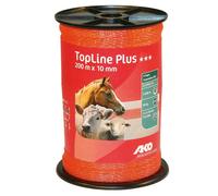 Ruban de clôture Ako TopLine plus Orange 200 m/10 mm