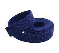 Ruban de Coton, Ruban à Chevrons, Couture 25 mm Large en polypropylène for Sacs, Bricolage, Sac Dos, cerclage (Bleu foncé, 5 mètres)