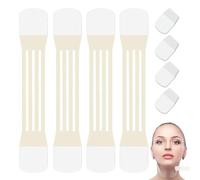 Ruban De Cou - Ruban Soulevant Du Cou Invisible | Patches De Levage Clairs - Raffermissement En Silicone Respirant Pour Le Resserrement De La Peau | Bandes D'étirement De La Région Cervicale Pour Femm