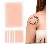 Ruban de couverture de tatouage, 6pcs étanche invisible ultra mince couverture tatouage, 3, 5x5.9 Coupable Makeup pour cicatrice et marques naissance, style 2