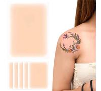 Ruban de couverture de tatouage, 6pcs Patch couverture tatouage ultra invisible imperméable, maquillage 3, 5x5, 9 coupé pour cicatrice et taches naissance, style 1, ruban adhésif