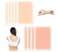 Ruban de couverture de tatouage 8pcs, Patch couverture tatouage ultra-mince invisible imperméable, maquillage 3, 5x5, 9 Cuttable pour la cicatrice et les