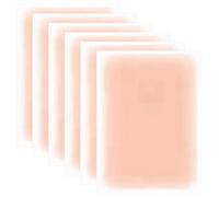 Ruban de couverture de tatouage, ruban couverture tatouage, 6 pcs imperméables invisibles ultra minces, 3, 5x5.9 Coupable Makeup pour cicatrice et marques naissance, style 2