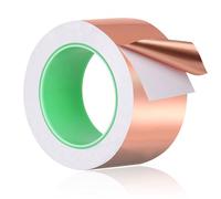 Ruban de cuivre 50mm x 20m, Ruban de cuivre autocollant contre les limaces, Protection efficace contre les limaces pour potager surélevé, jardin & balcon, pour ruban de blindage EMI Piège à limaces