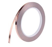 Ruban De Cuivre Auto-Adhésif À Double Blindage-Résistant À La Chaleur Pour Blindage Emi,Réparation Électrique,Répulsif Anti-Limaces (5mm X 50m)