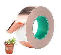 Ruban de cuivre conducteur - Bande de réparation électrique, Feuille de Mise à la Terre Bricolage | Feuille de Planche à Blindage, adhésif Flexible Polyvalent pour l'artisanat de Blocage d'escargots