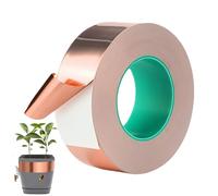 Ruban de cuivre type escargot - Ruban de cuivre protecteur autocollant, bande d'aluminium conductrice en cuivre | Barrière d'escargot de jardin pour circuits en papier, connexion à la terre pour