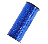 Ruban de curling serti métallique pour ballons enroulés brillants pour travaux manuels, Noël, anniversaire, mariage (bleu taille unique)