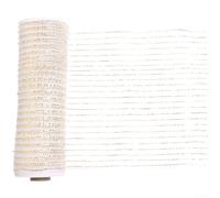 Ruban de décoration de sapin de Noël avec nœud en maille, ruban en plastique flexible pour bricolage, fête de vacances et loisirs créatifs (C)