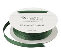 ruban de décoration Grosgrain5 mm / 15 mètres vert foncé