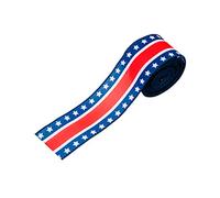 Ruban de décoration pour le jour de l'indépendance du 4 juillet, couronne d'emballage de décoration de ferme