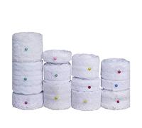 Ruban de Dentelle 12 Rouleaux Blanc Floral Dentelle Ruban de Mariage pour DIY À La Main Coudre l'Artisanat de Décoration 60 Verges