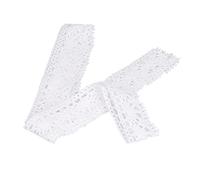 Ruban de dentelle blanche, 10 mètres de dentelle de dentelle Coton Crochet Fabric Tissure 4 cm Largeur Ribbon de tissu vintage pour emballage d'artisanat, décoration de mariage