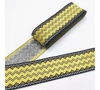 Ruban de dentelle brodé, 7 mètres, 50mm, garniture en, accessoires sac à vêtements, tissu(50MM SBD28)