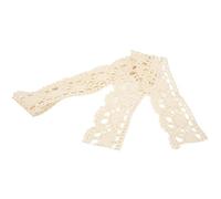 Ruban de dentelle, décoratif léger 4cm largeur 10 mètres garniture de dentelle pour la décoration de vêtements pour la décoration de nappe pour la décoration de rideau(Beige)