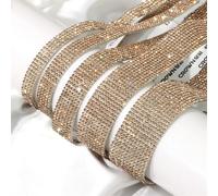 Ruban de Diamant Autocollant strass cristal auto-adhésif 1 Yard, ruban de diamant autocollant bricolage, rouleau d'autocollants strass colorés, artisanat fait à la main Ruban Diamant (Color : Yellow