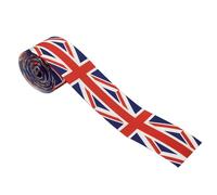 Ruban de drapeau britannique - Fabriqué à la main - Ruban inspiré du drapeau de l'Union Jack | Rubans avec drapeau britannique en forme de cœur | Ruban de drapeau Union Jack | Rubans Diyy pour fêtes