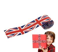 Ruban de drapeau britannique - Union Union Royaume-Uni Jack Trimmings | Ruban de motif cardiaque pour décoration d'événements, cadeaux de vacances, arts, , célébrations, emballage, fournitures