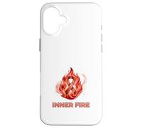 Ruban de feu intérieur pour sensibiliser la Force et la Motivation Coque pour iPhone 16 Plus