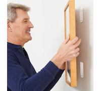 Ruban de fixation pour objets lourds - Ruban mousse double face pour accrocher en toute sécurité tableaux, miroirs et décorations - Blanc