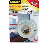 3M Scotch-Fix Bande de montage miroir 4496W-1915-P, 19 mm x 1,5 m, Tient jusqu'à 5 kg, 1 kg/15 cm x1 morceau