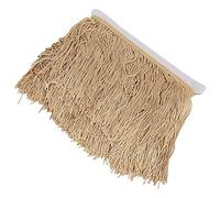 Ruban de garniture de pompon à franges, couleur vive, respectueux de la peau, décoration en dentelle de polyester durable pour costumes de danse latine, accessoires de vêtements (Café léger)