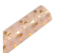 Ruban De Gaze En Maille Décorative, Paillettes De Coeur, Filet D'emballage Pour Bouquet De Fleurs, Couronnes, Noeud, Rouleau De Tulle Pour Fête De Mariage