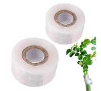 Ruban de Greffage d'Arbre - 2 Rouleaux Élastiques Transparent Respirant de Réparation | Bandage pour Bouturage Réparation | pour Jardin, Cour, Ferme, Pelouse et Arrière-Cour