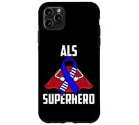 Ruban de Guerrier Super-héros de la sclérose latérale amyotrophique Coque pour iPhone 11 Pro Max