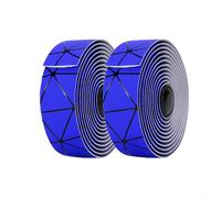 Ruban de guidon à base de polyuréthane + EVA spécialement conçu pour les vélos de route pour améliorer la maniabilité sans compromettre l'ajustement (bleu)