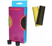 Bikeribbon Ruban de guidon Drops Mixte Noir/Jaune Taille unique