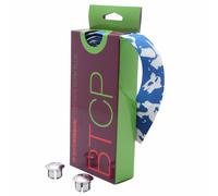 Bikeribbon Ruban de guidon Cork Plus Bleu-Blanc