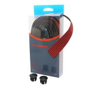 Ruban de cintre - BIKE RIBBON - GRADE PLUS - Noir et rouge - Silicone - Confort optimal