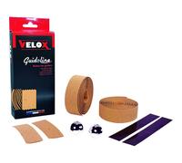 Ruban de guidon - cintre velox maxi cork marron clair - guidoline