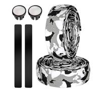 Ruban de guidon | Coque amortissante en EVA avec poignée autocollante | Bande de guidon de vélo antidérapante pour équitation, cyclisme, moto | Mise à niveau du confort amortissant les vibrations pour