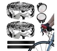 Ruban de guidon de vélo - 78,74 pouces, système de poignée absorbant les chocs, unité d'emballage confortable en EVA, structure d'amortissement des vibrations de 15 g | Bande de guidon de vélo de rout