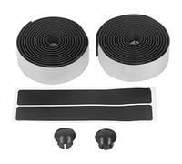 Ruban de guidon de vélo, doublure EVA antidérapante absorbant les chocs, 2.15 mètres, accessoire de cyclisme auto-adhésif (Blanche)