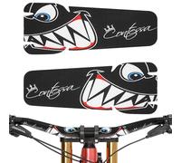 Ruban de guidon de vélo - En PVC - Motif requin - Autocollant de protection pour guidon de vélo - Enroulez votre vélo pour une conduite confortable
