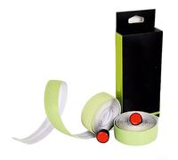 Ruban de guidon de vélo PU + EVA, texture 3D, antidérapant, léger et absorbant les chocs, pour les modèles de vélo de route et tout-terrain (blanc et vert)