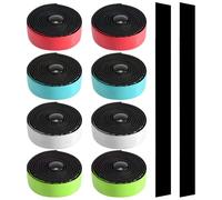 Ruban de guidon, enveloppement pour poignée de guidon, accessoire de vélo avec bouchons d'extrémité pour routines de fitness du week-end, itinéraires de montagne, entraînement de course